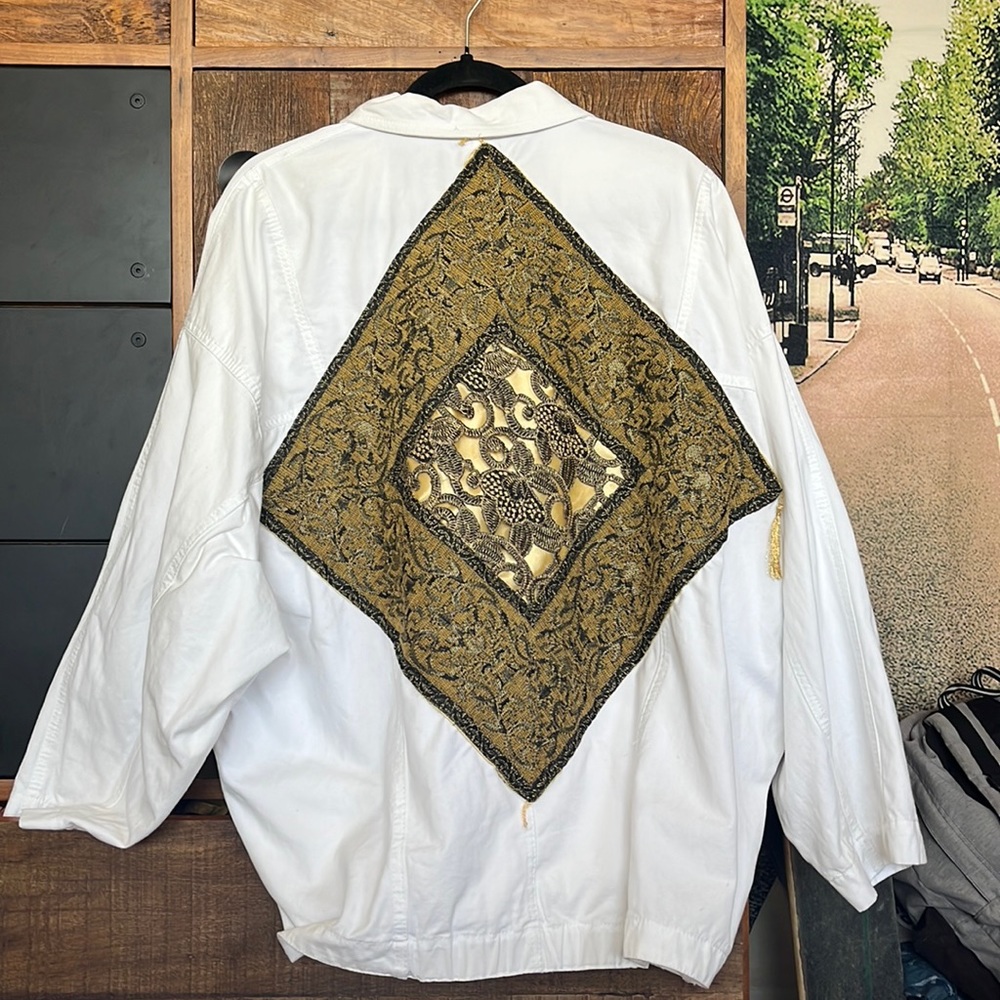 slightly worn jacket